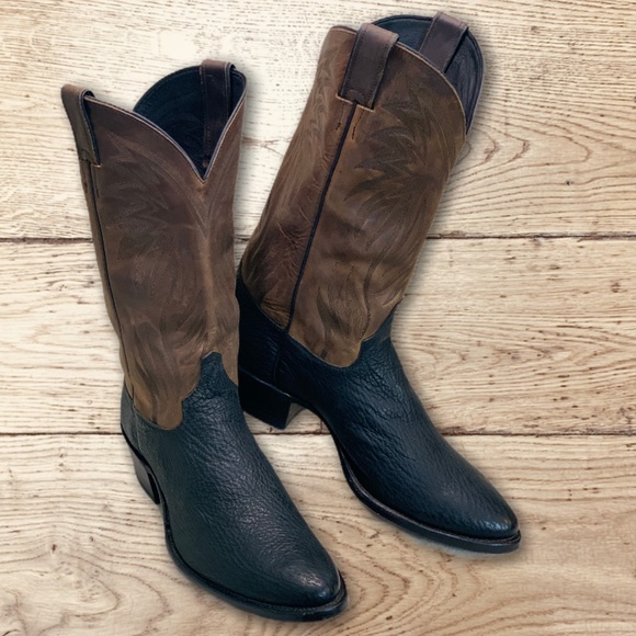 Justin Boots Other - Justin Shark Skin Cowboy Boots Men's 10 1/2D